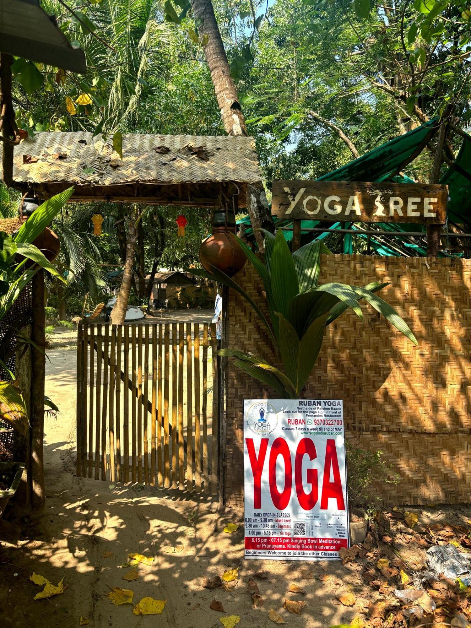 Ruban Yoga Hotell Palolem Eksteriør bilde